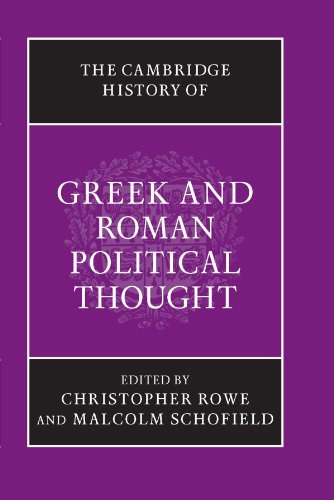 The Cambridge History of Greek and Roman Political Thought